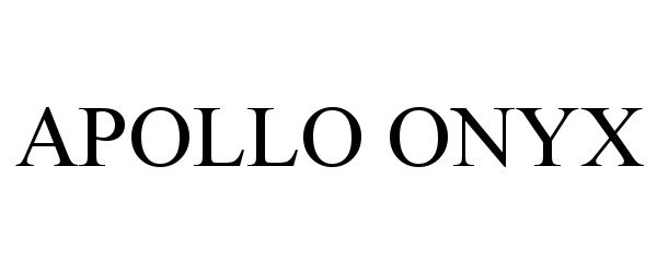 Trademark Logo APOLLO ONYX