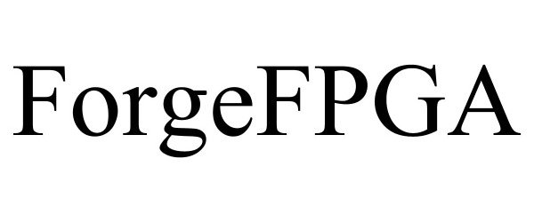 Trademark Logo FORGEFPGA