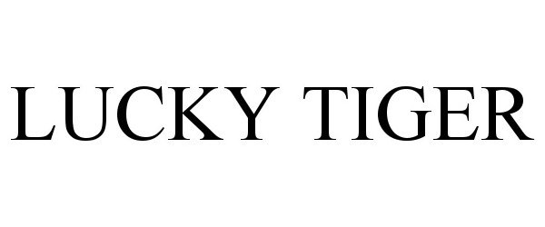 Trademark Logo LUCKY TIGER
