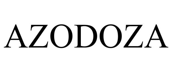 Trademark Logo AZODOZA