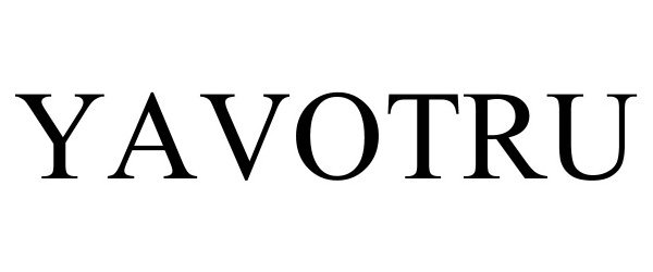Trademark Logo YAVOTRU