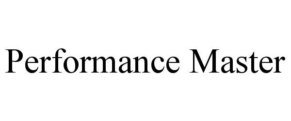  PERFORMANCE MASTER