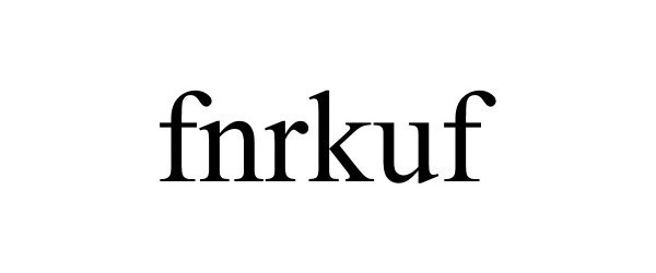 Trademark Logo FNRKUF