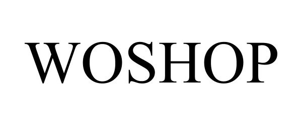 Trademark Logo WOSHOP