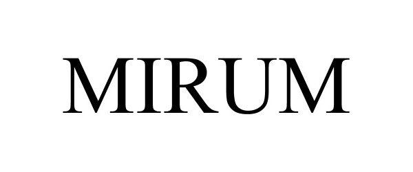 Trademark Logo MIRUM
