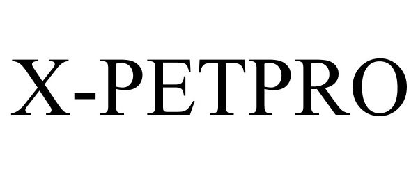 Trademark Logo X-PETPRO