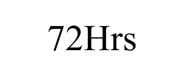 Trademark Logo 72HRS