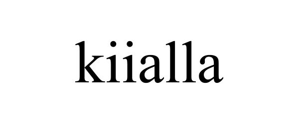 Trademark Logo KIIALLA