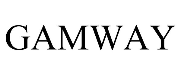 Trademark Logo GAMWAY