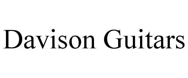 Trademark Logo DAVISON GUITARS