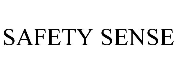 Trademark Logo SAFETY SENSE
