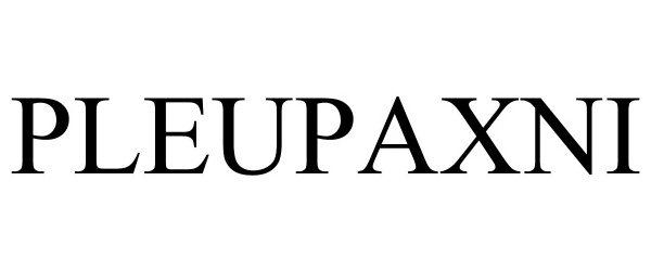 Trademark Logo PLEUPAXNI