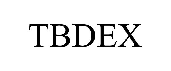  TBDEX