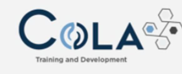 Trademark Logo COLA TRAINING AND DEVELOPMENT