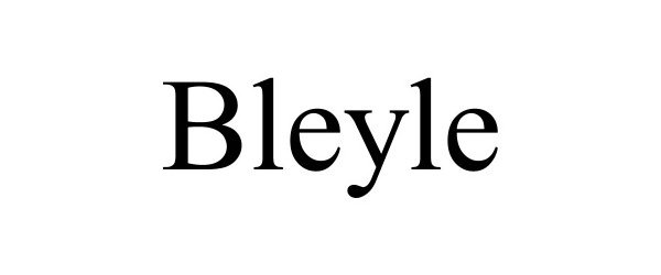 Trademark Logo BLEYLE