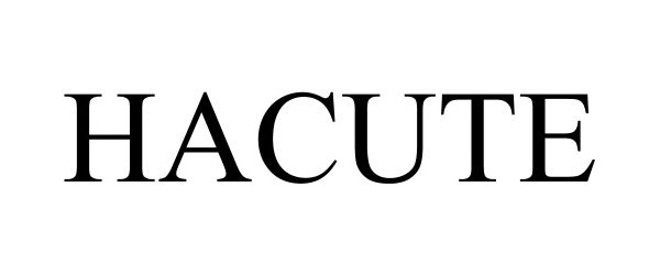 Trademark Logo HACUTE