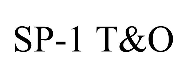 Trademark Logo SP-1 T&amp;O