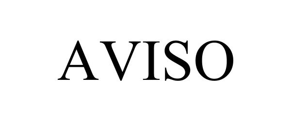 Trademark Logo AVISO
