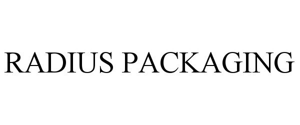 Trademark Logo RADIUS PACKAGING