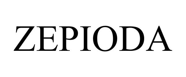 Trademark Logo ZEPIODA