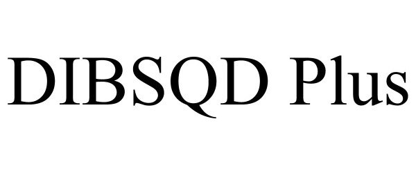 Trademark Logo DIBSQD PLUS