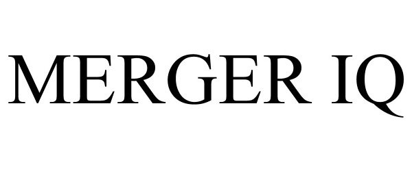 Trademark Logo MERGER IQ