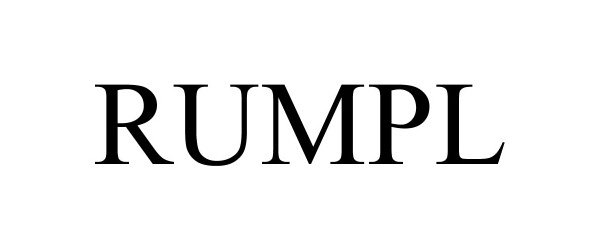 Trademark Logo RUMPL