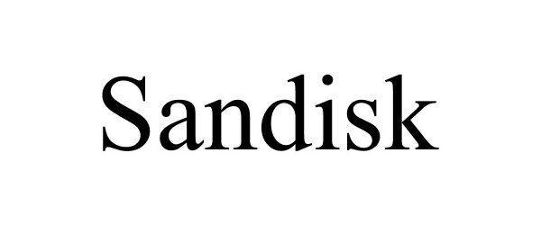 Trademark Logo SANDISK