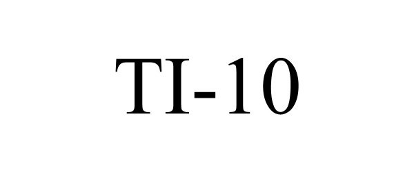 Trademark Logo TI-10