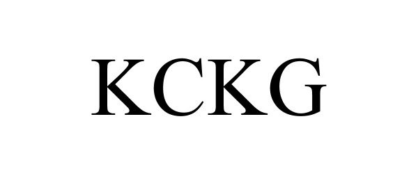 Trademark Logo KCKG