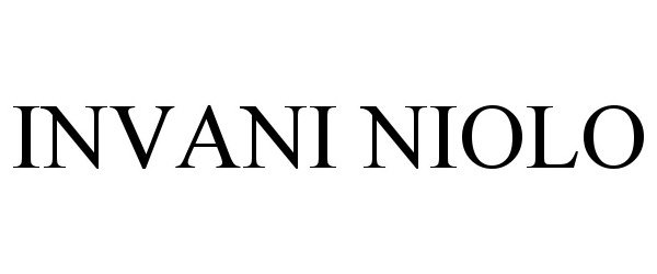 Trademark Logo INVANI NIOLO