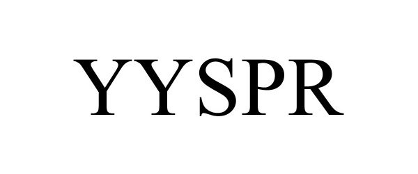 Trademark Logo YYSPR