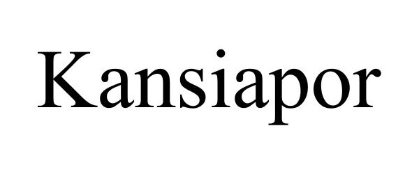  KANSIAPOR