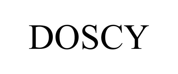 Trademark Logo DOSCY