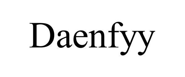 Trademark Logo DAENFYY