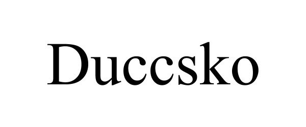 Trademark Logo DUCCSKO