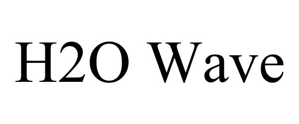 Trademark Logo H2O WAVE
