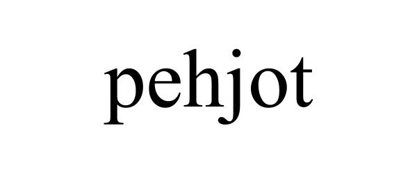 Trademark Logo PEHJOT