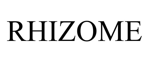 Trademark Logo RHIZOME