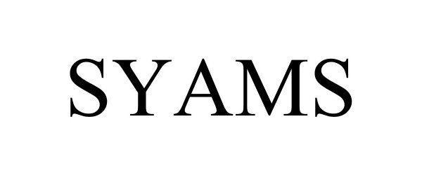 Trademark Logo SYAMS