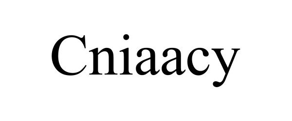 Trademark Logo CNIAACY