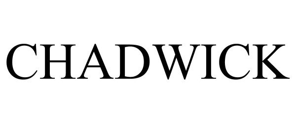 Trademark Logo CHADWICK