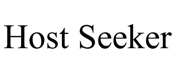 Trademark Logo HOST SEEKER