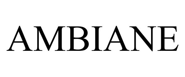 Trademark Logo AMBIANE