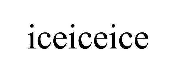 Trademark Logo ICEICEICE