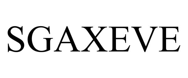 Trademark Logo SGAXEVE