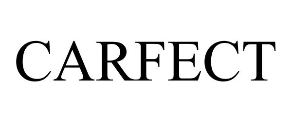Trademark Logo CARFECT