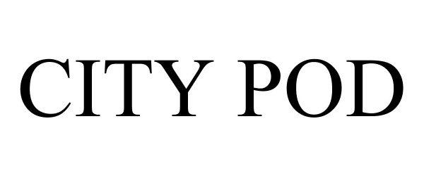 Trademark Logo CITY POD