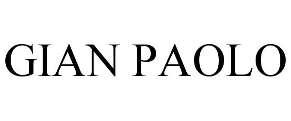 Trademark Logo GIAN PAOLO