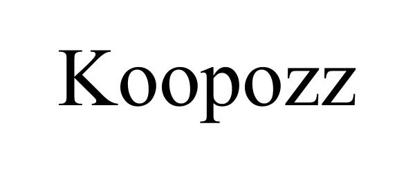 Trademark Logo KOOPOZZ